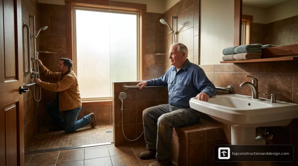 bathroom accessibility remodel aging in place