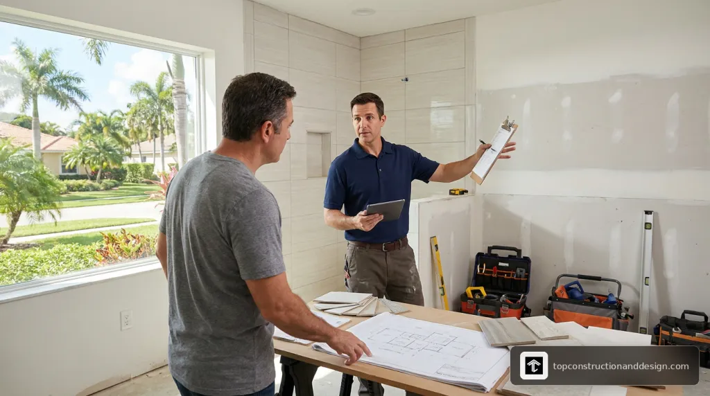 bathroom remodel contractor selection Coral Springs